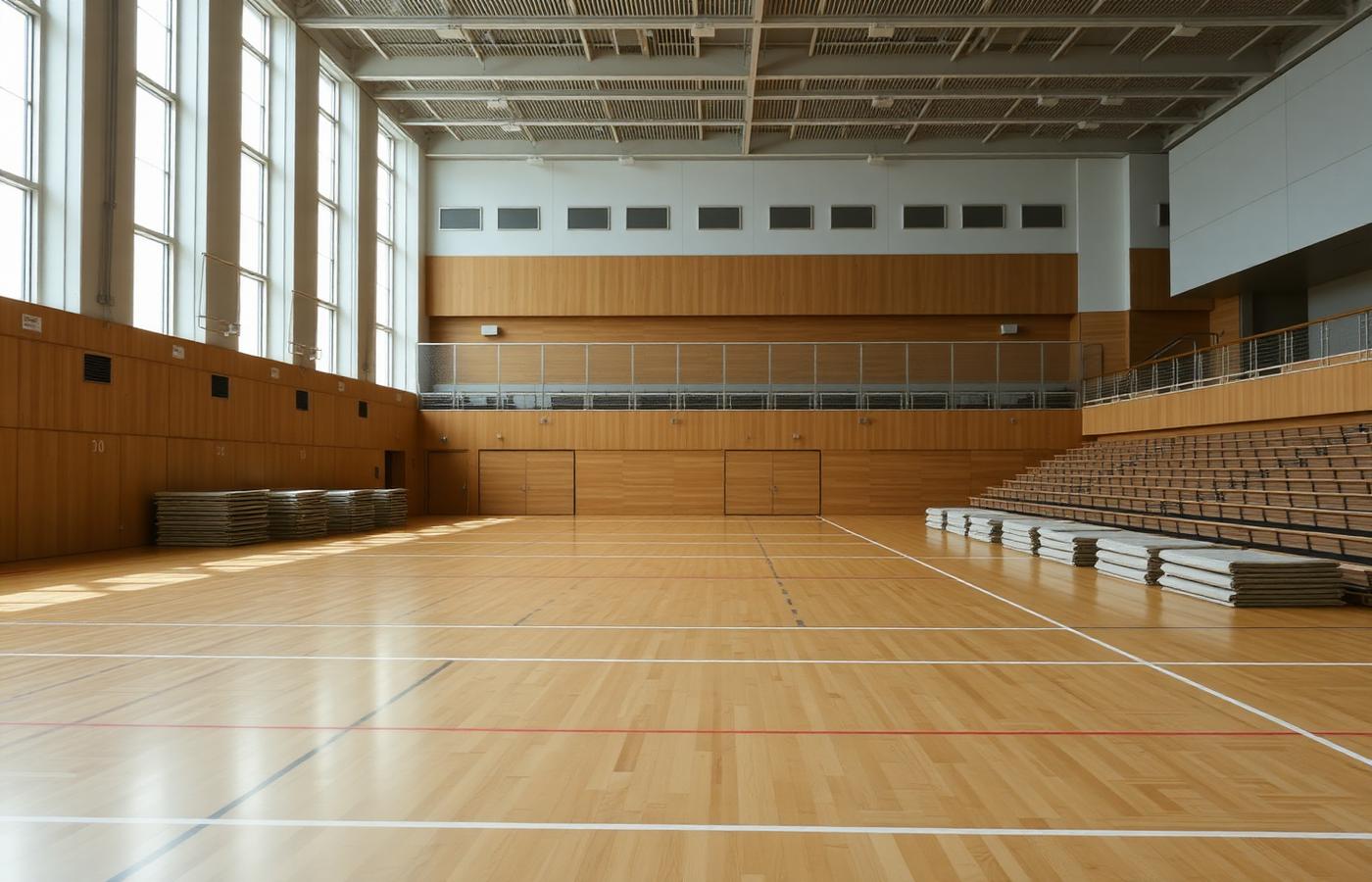 Provisional gym image: to be replaced with official photographs of the venues